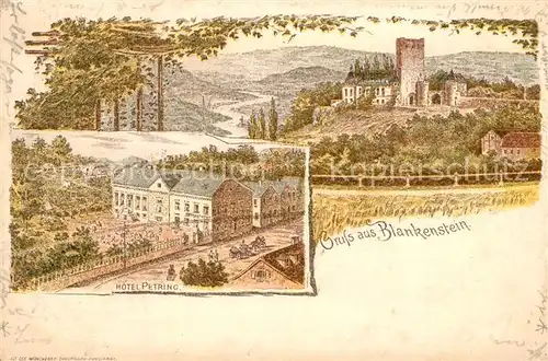 AK / Ansichtskarte Blankenstein_Ruhr Hotel Petring Blankenstein_Ruhr