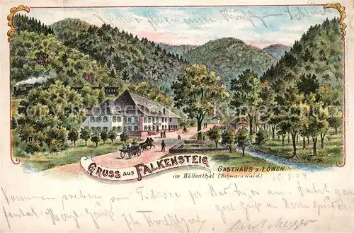 AK / Ansichtskarte Falkensteig Gasthaus Loewen  Falkensteig