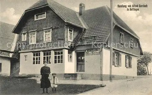 AK / Ansichtskarte Hottingen_Rickenbach Handlung von Alfred Gersbach Hottingen Rickenbach