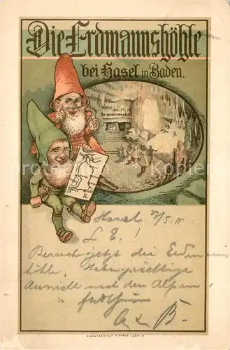 AK / Ansichtskarte Hasel Erdmannshoehle Hasel