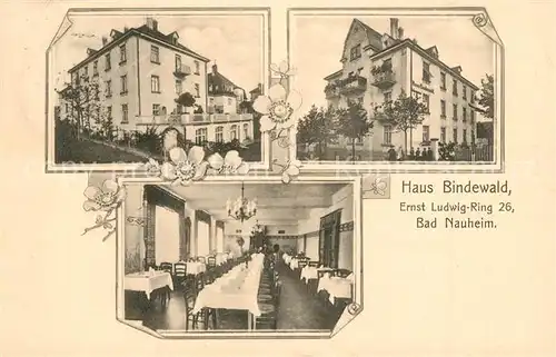 AK / Ansichtskarte Bad_Nauheim Haus Bindewald Bad_Nauheim