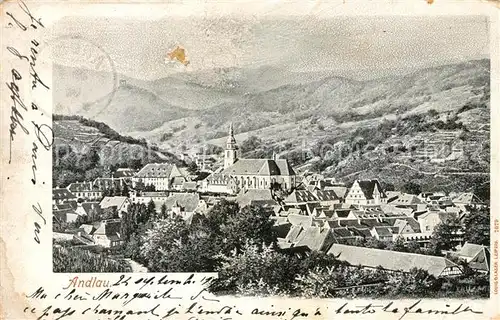 AK / Ansichtskarte Andlau Panorama Andlau