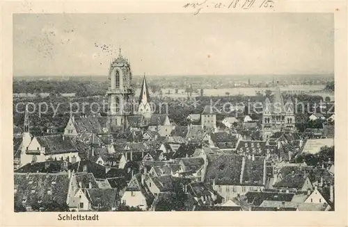 AK / Ansichtskarte Schlettstadt Panorama Schlettstadt