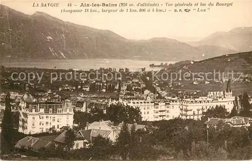 AK / Ansichtskarte Aix les Bains Panorama See Aix les Bains
