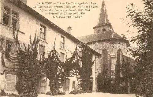 AK / Ansichtskarte Bourget du Lac_Savoie_Le Chateau du Prieure Eglise Sejour des Comtes de Savoia Bourget du Lac_Savoie_Le
