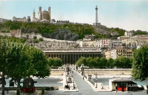 AK / Ansichtskarte Lyon_France Pont du Palais de Justice Lyon France