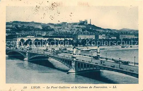 AK / Ansichtskarte Lyon_France Pont Galliens  Lyon France