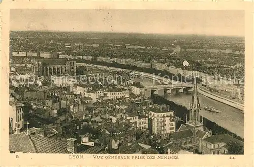 AK / Ansichtskarte Lyon_France Fliegeraufnahme  Lyon France