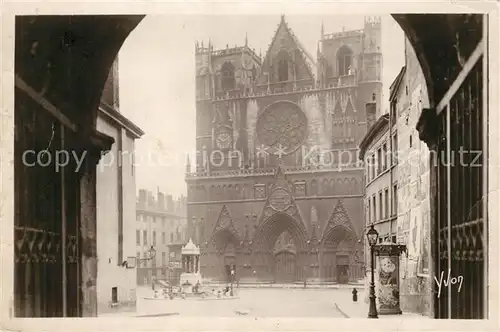 AK / Ansichtskarte Lyon_France Cathedrale Saint Jean Lyon France