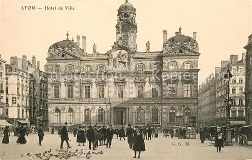 AK / Ansichtskarte Lyon_France Hotel de Ville Lyon France