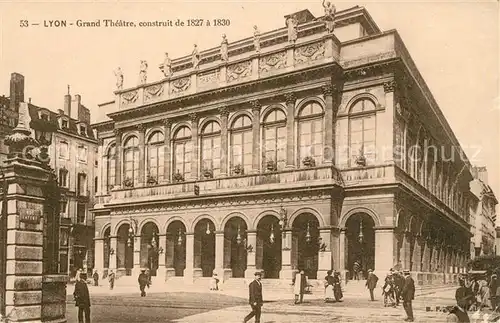 AK / Ansichtskarte Lyon_France Grand Theatre Lyon France