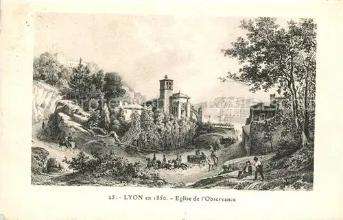AK / Ansichtskarte Lyon_France Eglise Observance Lyon France