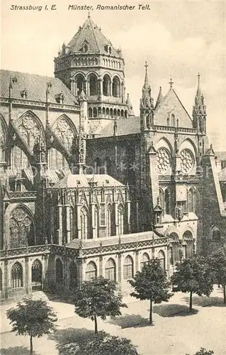 AK / Ansichtskarte Strasbourg_Alsace M?nster  Strasbourg Alsace