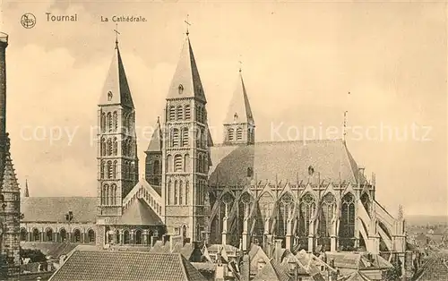 AK / Ansichtskarte Tournai Cathedrale Tournai