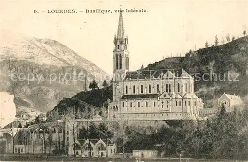 AK / Ansichtskarte Lourdes_Hautes_Pyrenees Basilika Lourdes_Hautes_Pyrenees