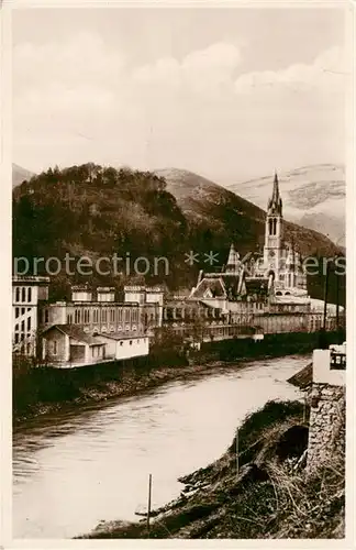 AK / Ansichtskarte Lourdes_Hautes_Pyrenees Basilika Lourdes_Hautes_Pyrenees