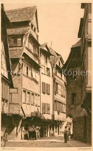 AK / Ansichtskarte Strasbourg_Alsace Altstadt Strasbourg Alsace