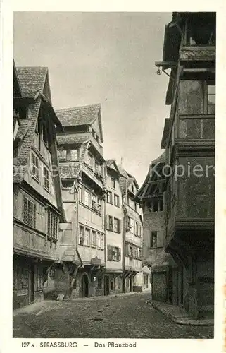 AK / Ansichtskarte Strassburg_Elsass Das Pflanzbad Strassburg Elsass