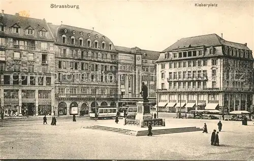 AK / Ansichtskarte Strasbourg_Alsace Kleberplatz Strasbourg Alsace
