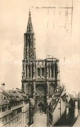 AK / Ansichtskarte Strasbourg_Alsace Cathedrale Strasbourg Alsace