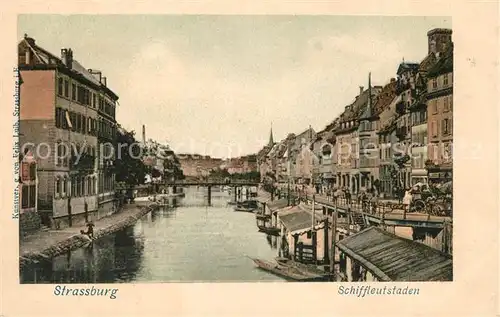 AK / Ansichtskarte Strasbourg_Alsace Schiffleutstaden Strasbourg Alsace