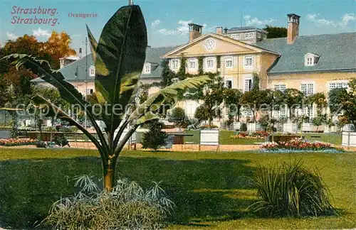 AK / Ansichtskarte Strasbourg_Alsace Orangerie Strasbourg Alsace