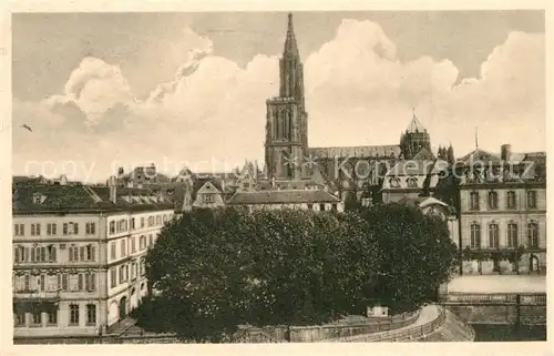 AK / Ansichtskarte Strasbourg_Alsace M?nster Strasbourg Alsace