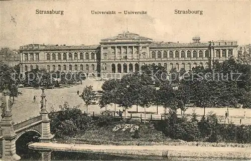 AK / Ansichtskarte Strasbourg_Alsace Universität Strasbourg Alsace