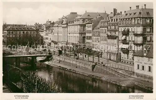 AK / Ansichtskarte Strasbourg_Alsace Altes Schloss Strasbourg Alsace