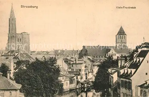 AK / Ansichtskarte Strasbourg_Alsace Klein Frankreich Strasbourg Alsace