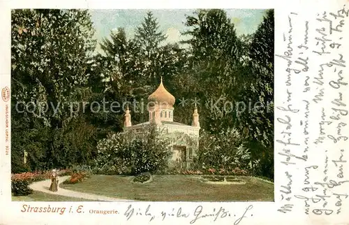 AK / Ansichtskarte Strasbourg_Alsace Orangerie Strasbourg Alsace