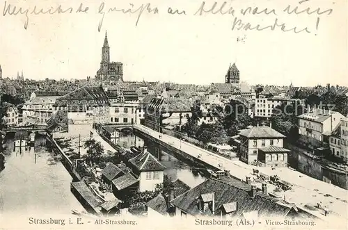 AK / Ansichtskarte Alt_Strassburg Panorama Alt_Strassburg