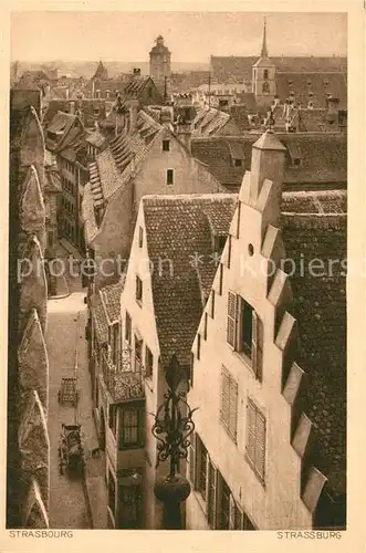 AK / Ansichtskarte Strasbourg_Alsace Stadtpanorama Strasbourg Alsace