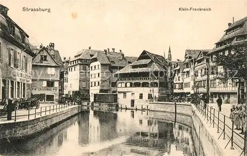 AK / Ansichtskarte Strassburg_Elsass Klein Frankreich Strassburg Elsass