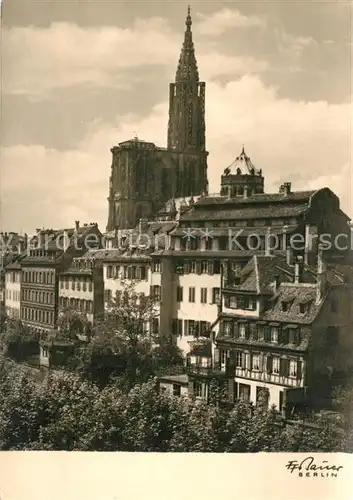 AK / Ansichtskarte Strassburg_Elsass M?nster  Strassburg Elsass