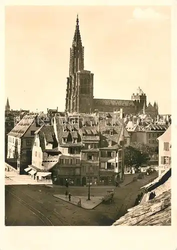 AK / Ansichtskarte Strasbourg_Alsace M?nster Altstadt Strasbourg Alsace