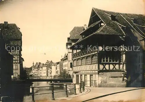 AK / Ansichtskarte Strassburg_Elsass Pflanzbad Altes Haus Strassburg Elsass