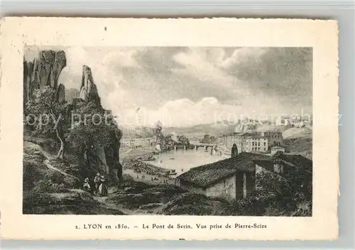 AK / Ansichtskarte Lyon_France Pont de Serin Pierre Scize Lyon France
