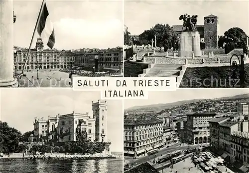 AK / Ansichtskarte Trieste Denkmal Schloss  Trieste