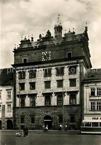 AK / Ansichtskarte Plzen_Pilsen mestska radnice Plzen Pilsen