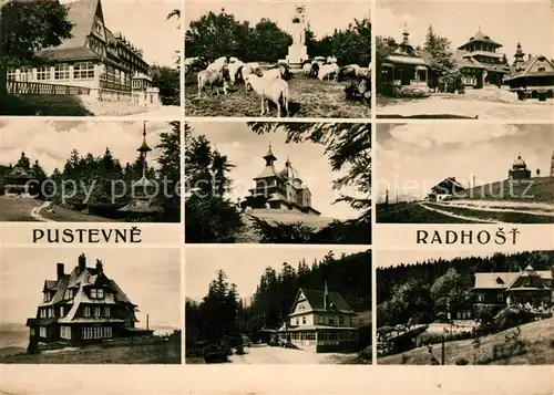 AK / Ansichtskarte Radhost Pferde Kirche  Radhost