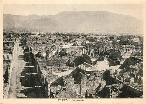 AK / Ansichtskarte Pompei Fliegeraufnahme  Pompei