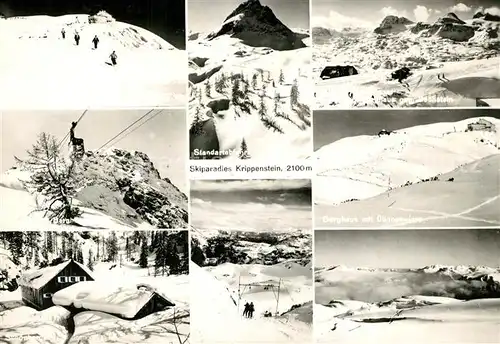 AK / Ansichtskarte Krippenstein Skiparadies Seilbahn Krippenstein