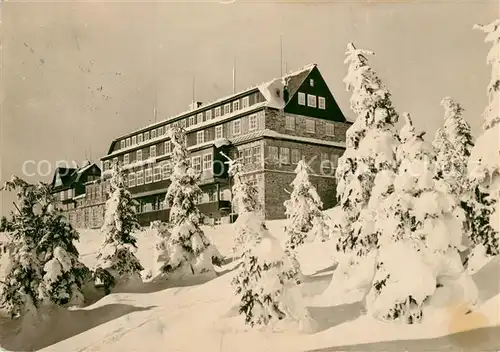 AK / Ansichtskarte Krkonose Janske Lazne Horsky Hotel Krkonose