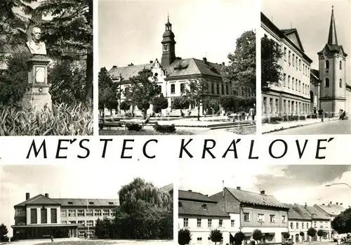 AK / Ansichtskarte Kralove Denkmal Kirche  Kralove