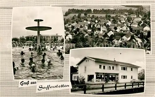 AK / Ansichtskarte Safferstetten Panorama Freibad Safferstetten