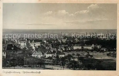 AK / Ansichtskarte Aschaffenburg_Main Panorama Aschaffenburg Main