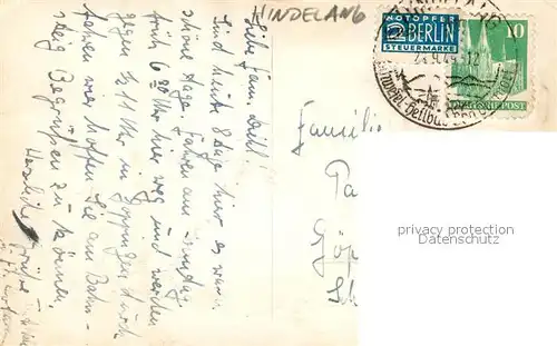 AK / Ansichtskarte Hindelang Pension Hindelang