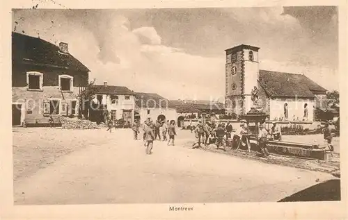AK / Ansichtskarte Montreux Vieux Ersatzinfanterieregiment   Montreux Vieux