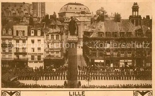 AK / Ansichtskarte Lille_Nord Stadtansicht Denkmal Lille_Nord
